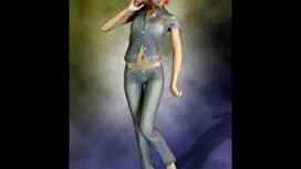Uređena žena pruža m ...